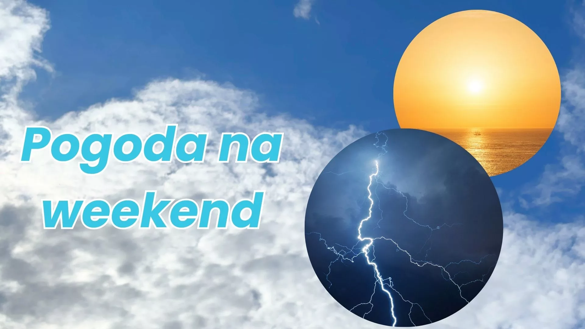 Weekend przyniesie zmianę pogody. Najpierw ocieplenie, potem burze i ponowne ochłodzenie