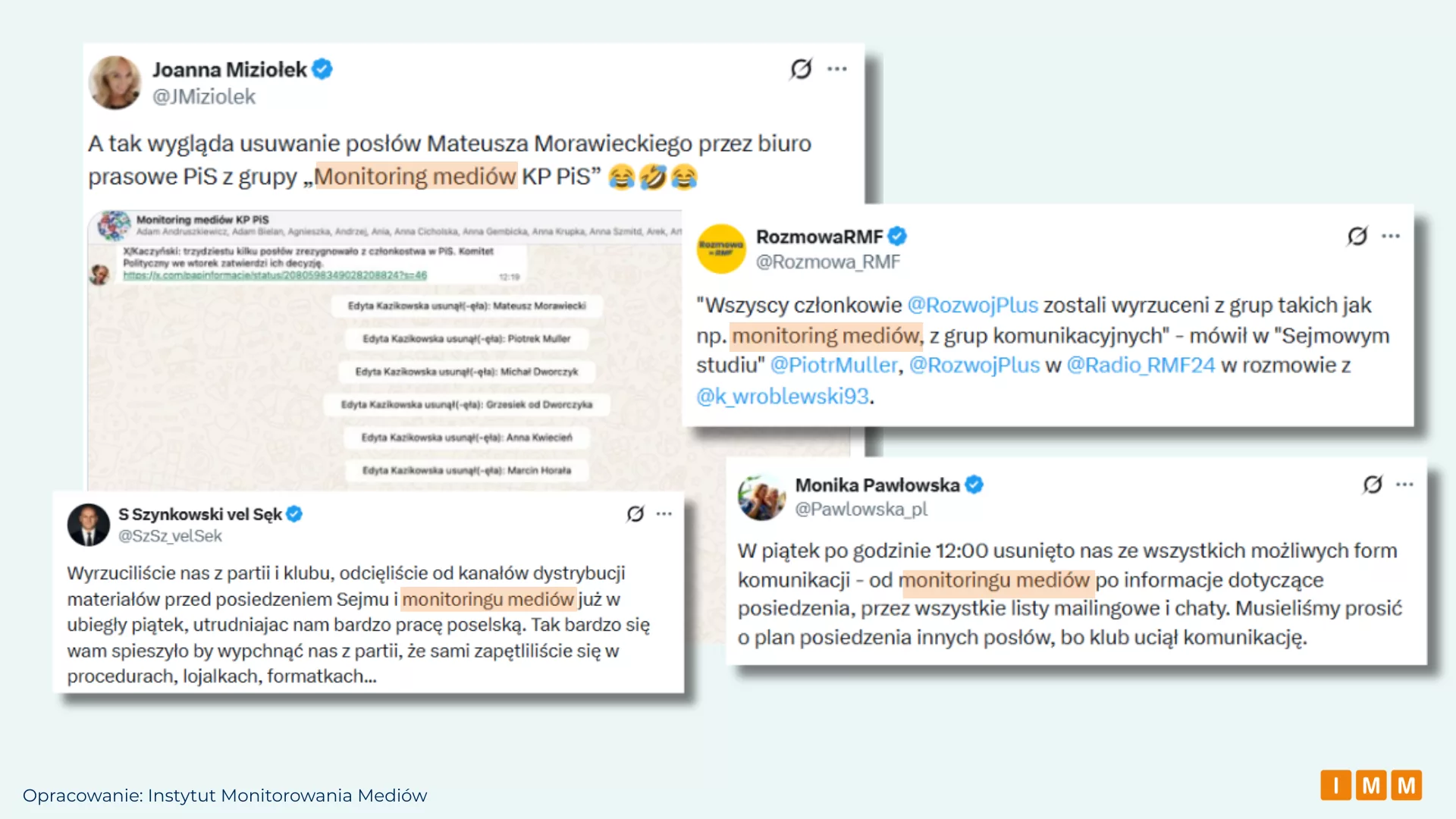 Spór w PiS o grupy komunikacyjne i monitoring mediów