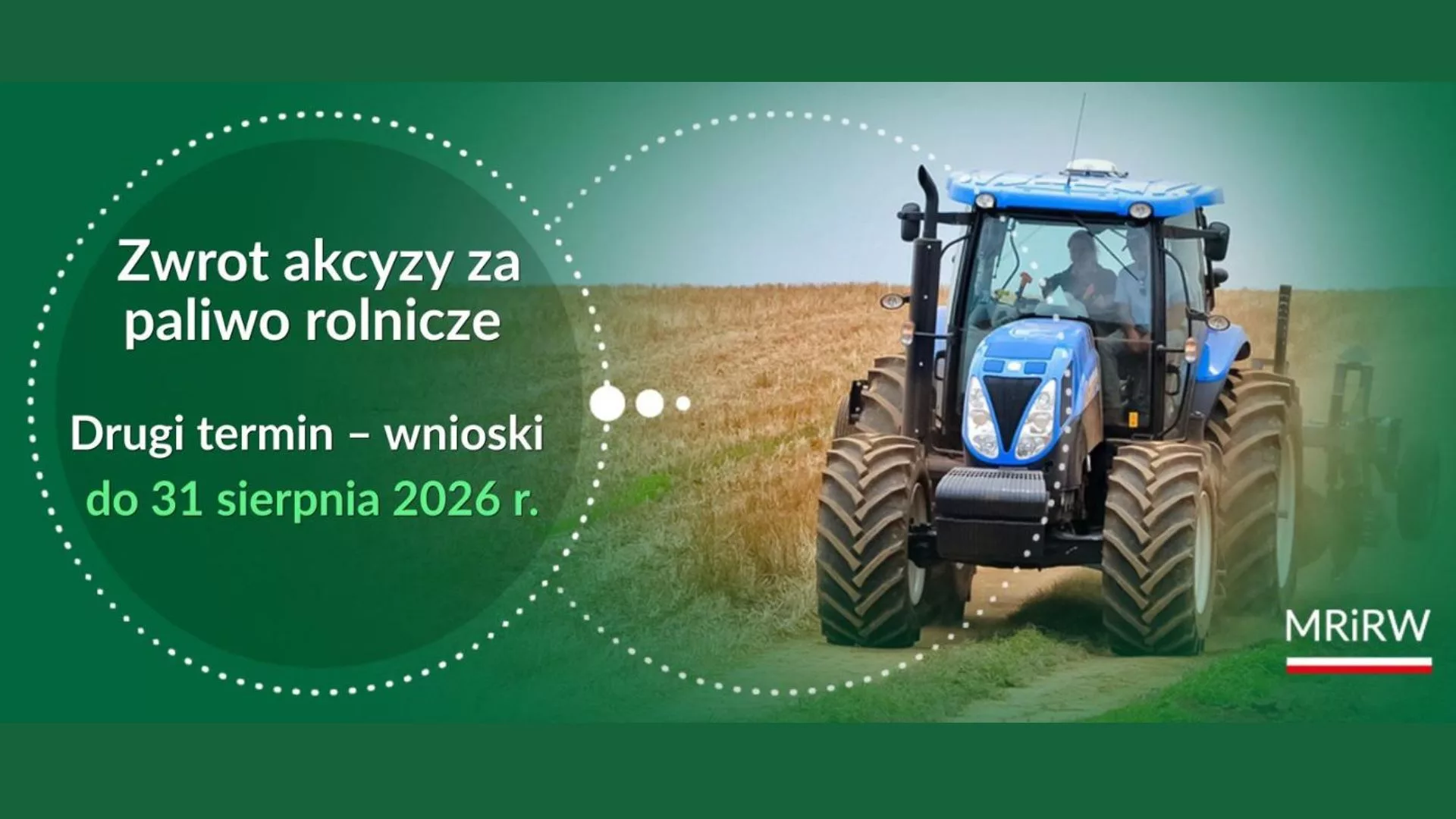 Rolnicy mają jeszcze dwa tygodnie. Do końca sierpnia można odzyskać część pieniędzy za paliwo