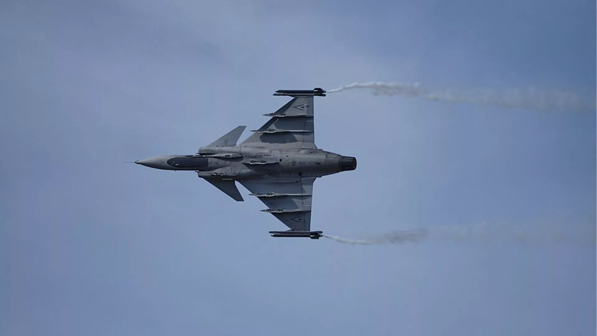 Węgierski myśliwiec samolotu Gripen rozbił się pod Szolnokiem