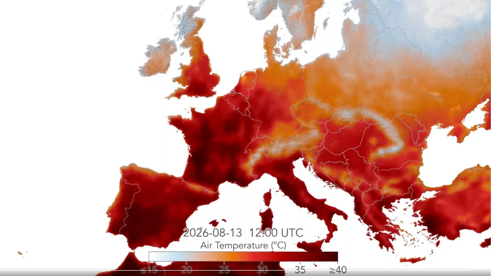 NASA podsumowała lato pełne rekordowych upałów w Europie. Pięć fal gorąca od maja