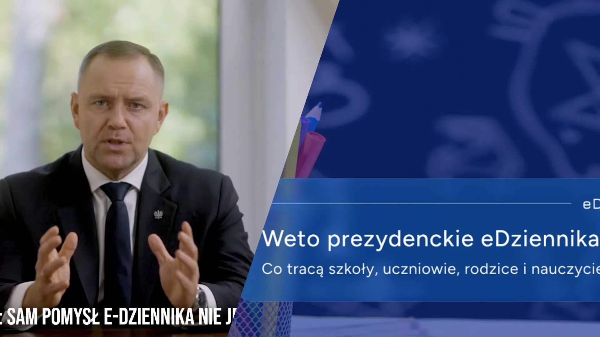 Spór o państwowy eDziennik. Prezydent zawetował ustawę, MEN odpowiada