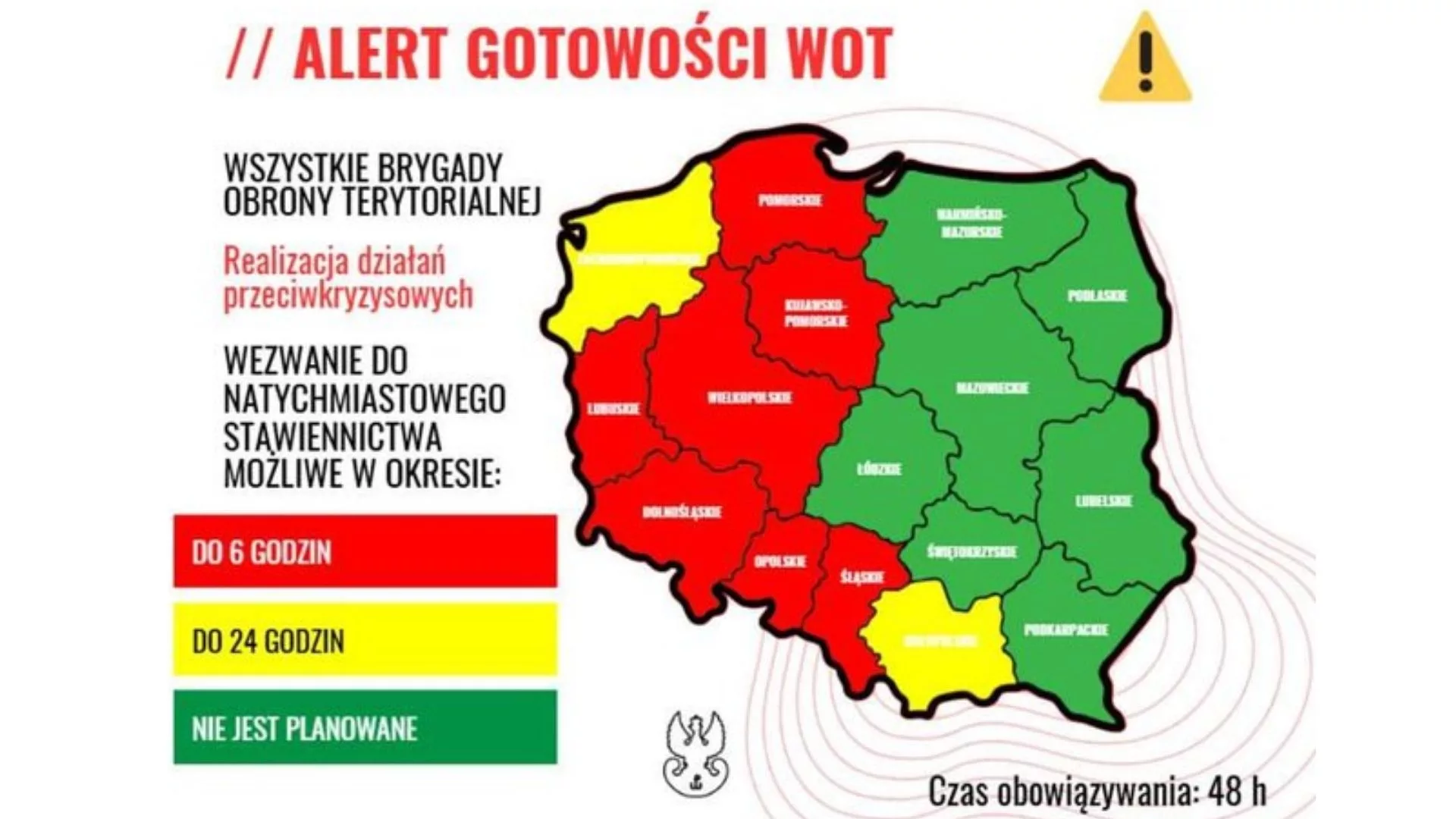 WOT podnosi gotowość przed burzami i ulewami. Część żołnierzy może zostać wezwana w ciągu 6 godzin