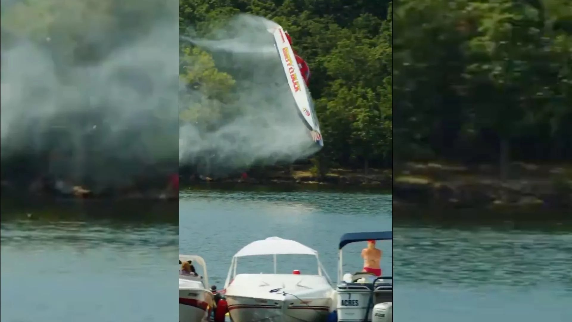 Łódź pędziła 343 km/h i wzbiła się w powietrze. Załoga przeżyła