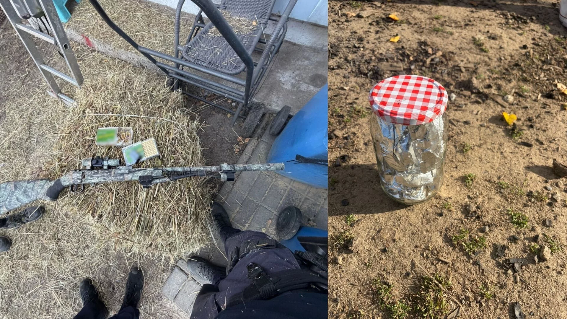 Ojciec zgłosił policji narkotyki synów. Oni pokazali funkcjonariuszom jego nielegalną broń