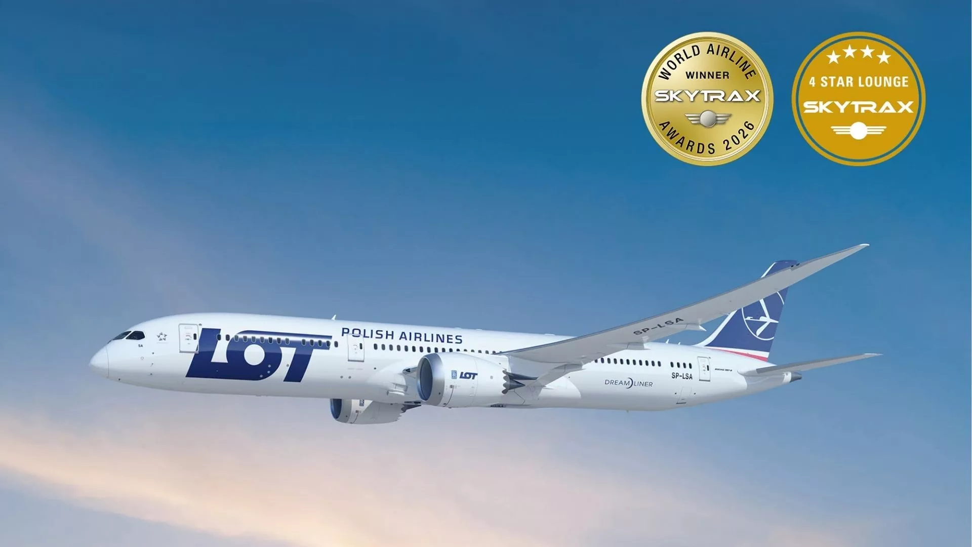 LOT najlepszą linią lotniczą w Europie Środkowej. Kolejne wyróżnienia od SKYTRAX