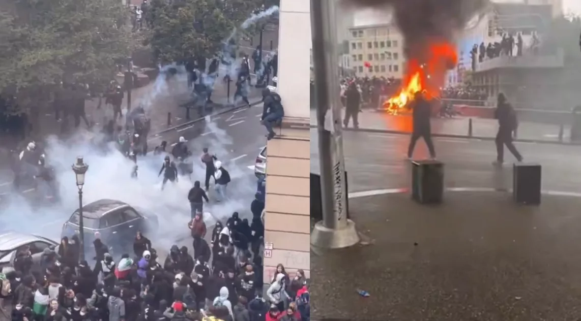 Tysiące protestujących w Brukseli. Starcia na obrzeżach demonstracji