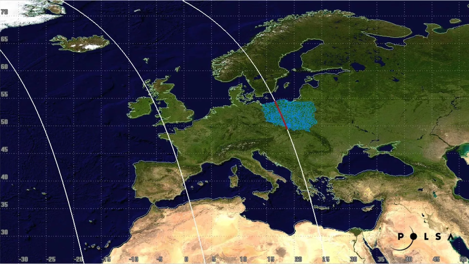 Pięciotonowy człon rakiety może przelecieć nad Polską. POLSA monitoruje jego powrót w atmosferę